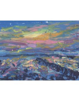 Sunset On The Sea By Zhu Dayao