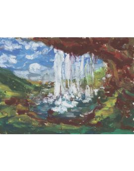 Water Curtain Cave By Zhu Dayao