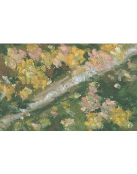 Riverbank With Flowers By Zhu Dayao
