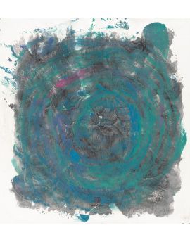 Cyan Circles By David Chan