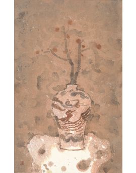Auspicious Plum Vase By De Yi