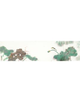 Bird In Lotus Pond By De Yi