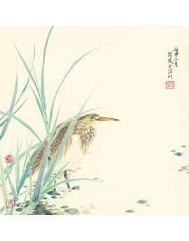 Long-Billed Bird By Fu Jun