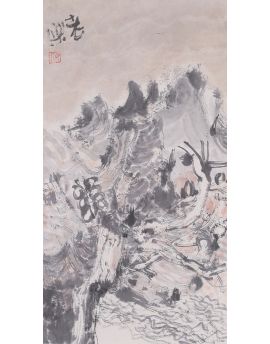 Mountains And River By Fu Manle