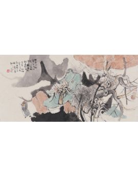 Thoughts Of Watching Mountains By Fu Manle
