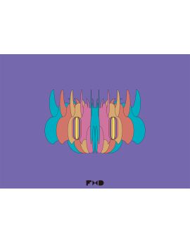 Vivid Colored Masks By Fu Xiangdong