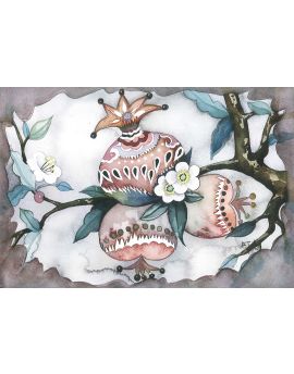 Pomegranates By He Rong