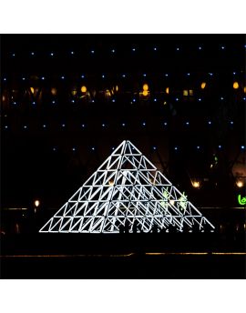 Building At Night By Li Guanshou