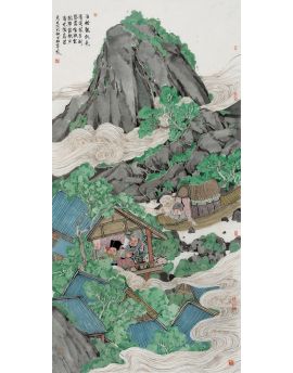 Staying To Enjoy Autumn Scenery By Li Xiangfeng