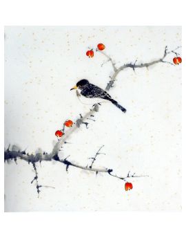 A Bird Landing On The Branch 1
