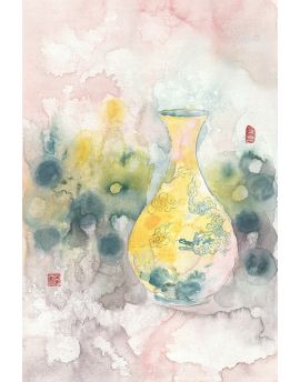 Chinese Ink Painting Of Porcelain 6