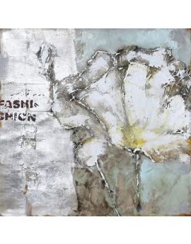 Abstract White Lotus Flowers