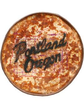 Black Words On Sheet Iron