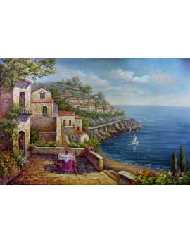 Landscape Of Mediterranean Villa By Sea Ⅴ