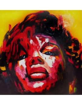 Vivid-Color Portrait Of Girl