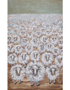 Large Crowd Of Sheep