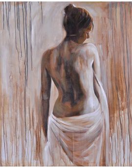 Back Sight Of Half-Naked Girl