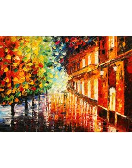 Colorful Night Street