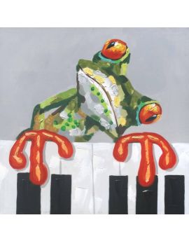 Frog Playing Piano