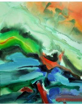 Rainbow-Colored Abstract Art Ⅲ