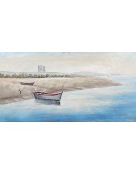 A Boat Landing On The Beach