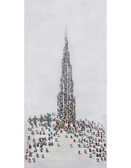 Burj Khalifa Tower Ant Men Art