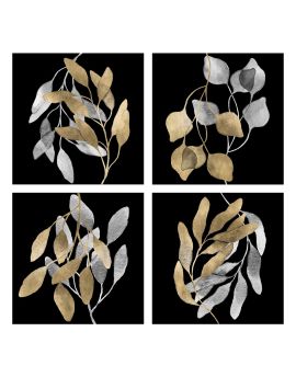 Golden And Grey Leaves