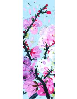 Purple Magnolias Blossom