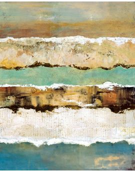 Teal Modern Art