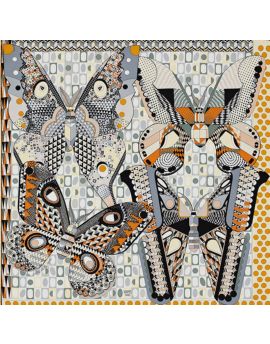 Flora Patterned Butterfly