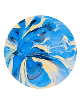 Blue Modern Art