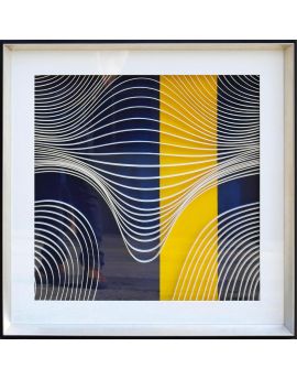 3D Paper Curves Wall Art