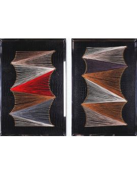 3D Abstract Colorful Strings Artwork