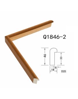 Solid Wood Frame, width 18mm, thickness 46mm, SOAWF2021154FX