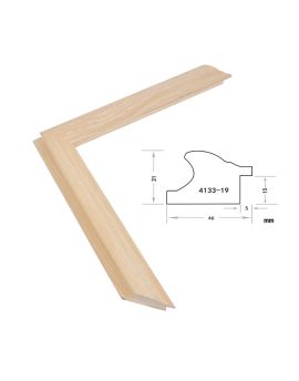 Solid Wood Frame, width 46mm, thickness 31mm, SOAWF2021244JJ
