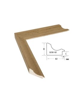 Solid Wood Frame, width 52mm, thickness 35mm, SOAWF2021255JU