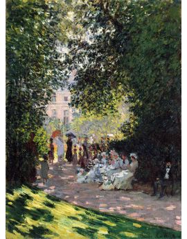 The Parc Monceau By Claude Monet