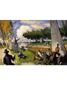 The Fishermen (Fantastic Scene) By Paul Cezanne