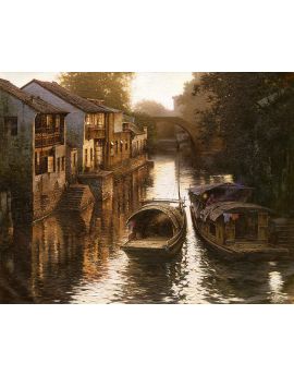 Zhouzhuang At Sunset