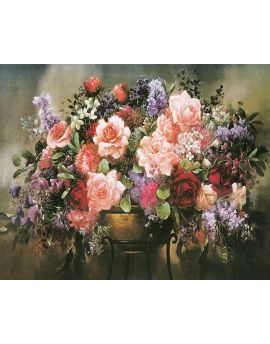 Pot Of Various Flowers