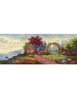 Farmhouse By The Sea In Autumn
