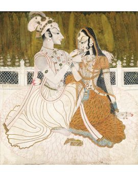 Krishna And Radha By Nihal Chand