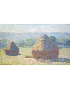 Haystacks, End Of Summer By Claude Monet