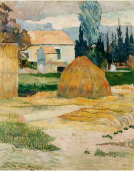 Landscape Near Arles By Paul Gauguin