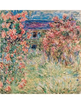 The House Among The Roses By Claude Monet