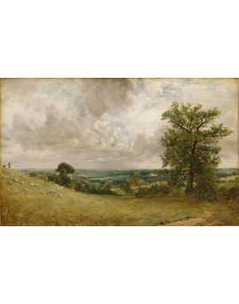West End Fields, Hampstead, Noon By John Constable