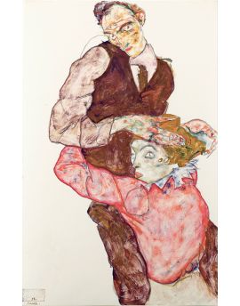 Lovers By Egon Schiele
