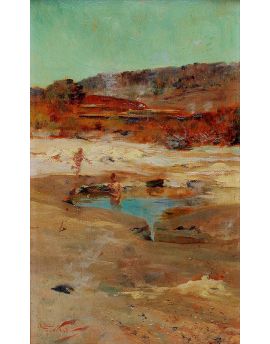 At Rotorua By Girolamo Nerli