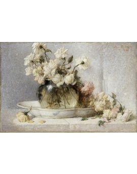 Roses 1898 By John Ferguson Weir