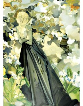 Girl In White Flowers